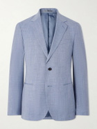 Mr P. - Wool, Silk and Linen-Blend Suit Jacket - Blue