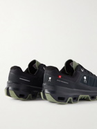 ON - Cloudventure Waterproof Neoprene-Trimmed Mesh Running Sneakers - Black