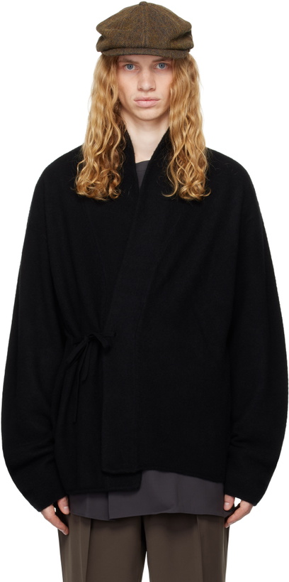 Photo: RAINMAKER KYOTO Black Dougi Knit Jacket