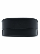 Balenciaga Eyewear Black Dynamo Wrap Cat-Eye Sunglasses