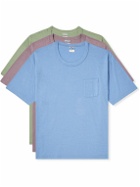 Visvim - Sublig Jumbo Three-Pack Cotton-Jersey T-Shirts - Multi