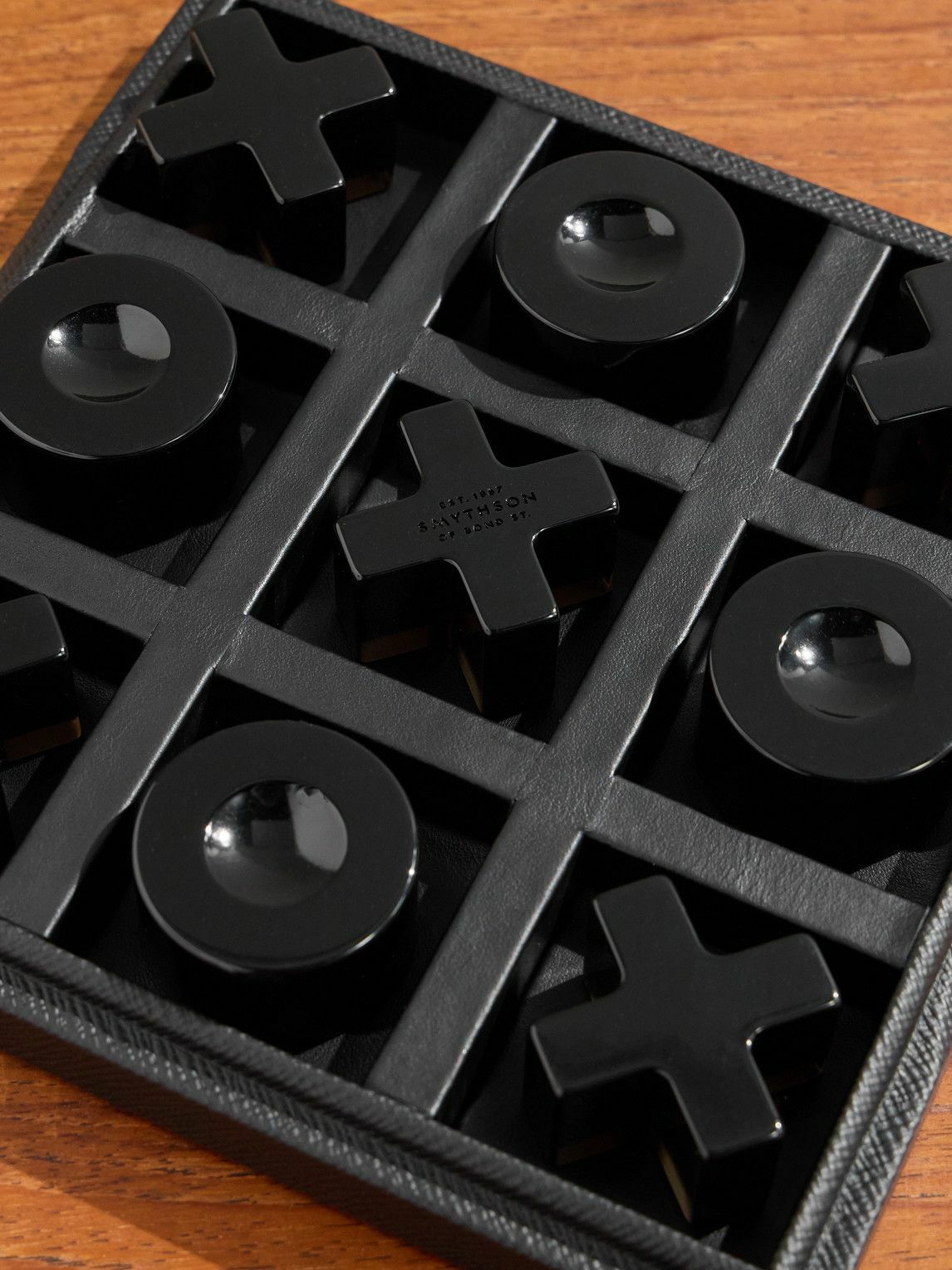 SMYTHSON - Textured-Leather Noughts and Crosses Set