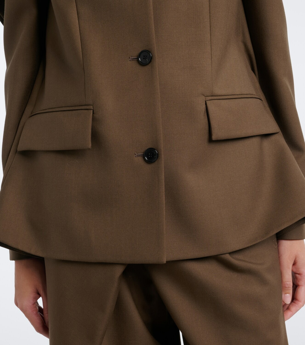 Loewe Caped wool blazer