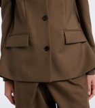 Loewe Caped wool blazer