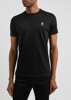 Sandbanks Logo Cotton T-shirt Black