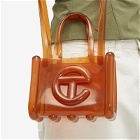Melissa Women's x TELFAR Small Jelly Shopper Bag in Tan