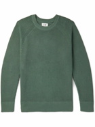 NN07 - Jacobo 6470 Ribbed Cotton Sweater - Green