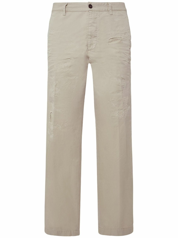 Photo: DSQUARED2 - Relaxed Fit Cotton Twill Pants