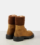 Loewe Sierra suede combat boots