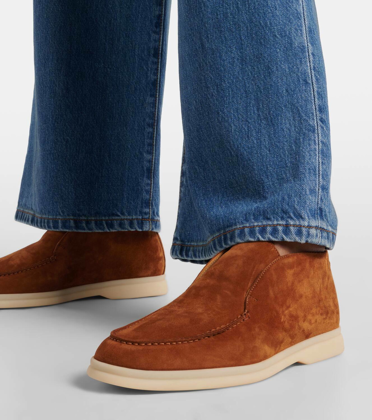 Loro Piana Suede ankle boots