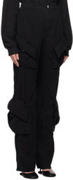 BONBOM Black Cargo Trousers