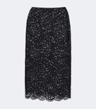 Dôen Nandette sheer lace midi skirt