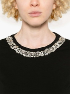 ERMANNO - Embroidered Cotton T-shirt