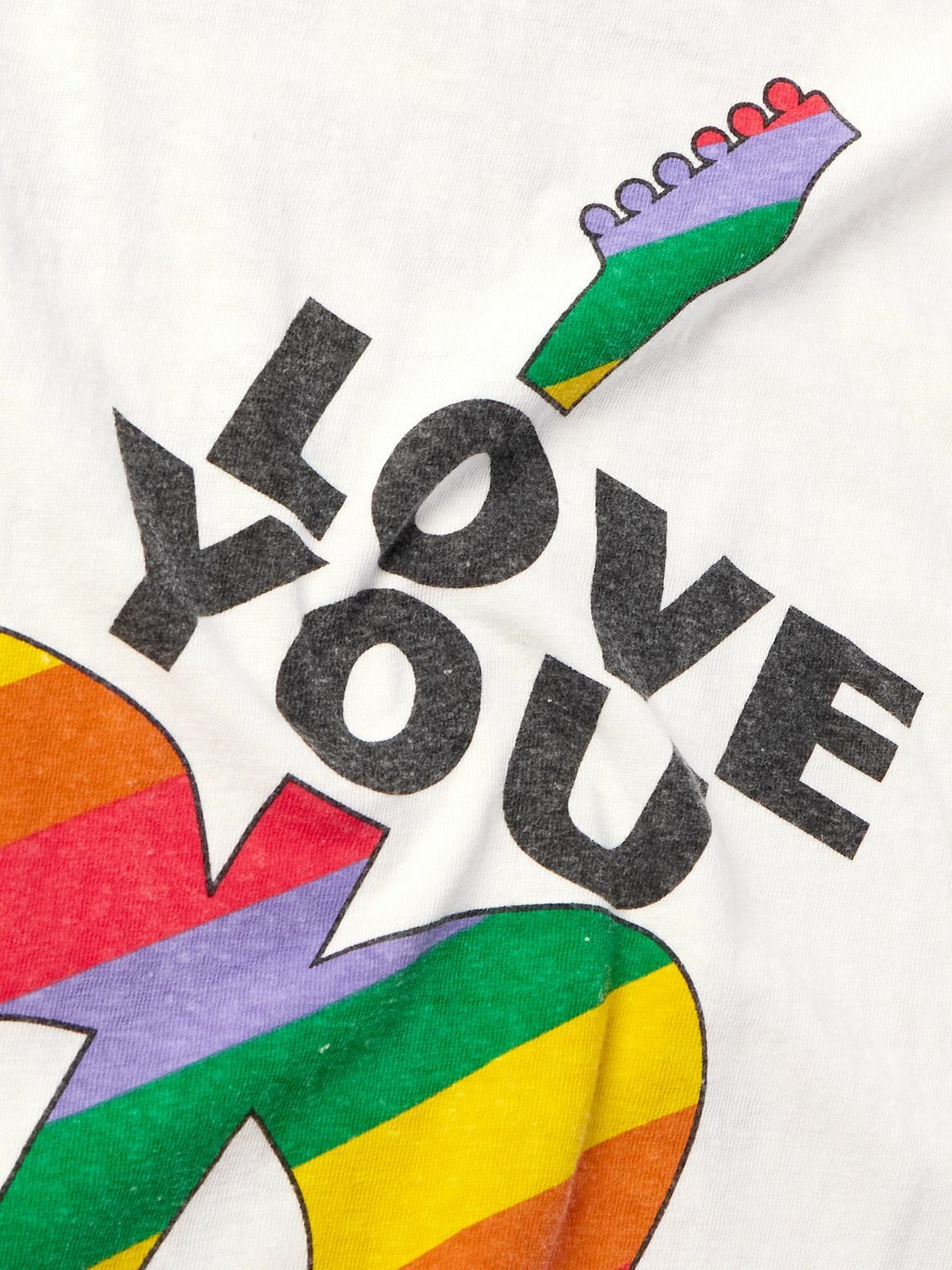READYMADE - I Love You Printed Cotton-Jersey T-Shirt - White