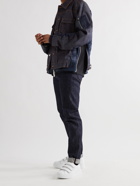 A.P.C. - Sacai Oversized Nylon-Panelled Denim Jacket - Blue - M