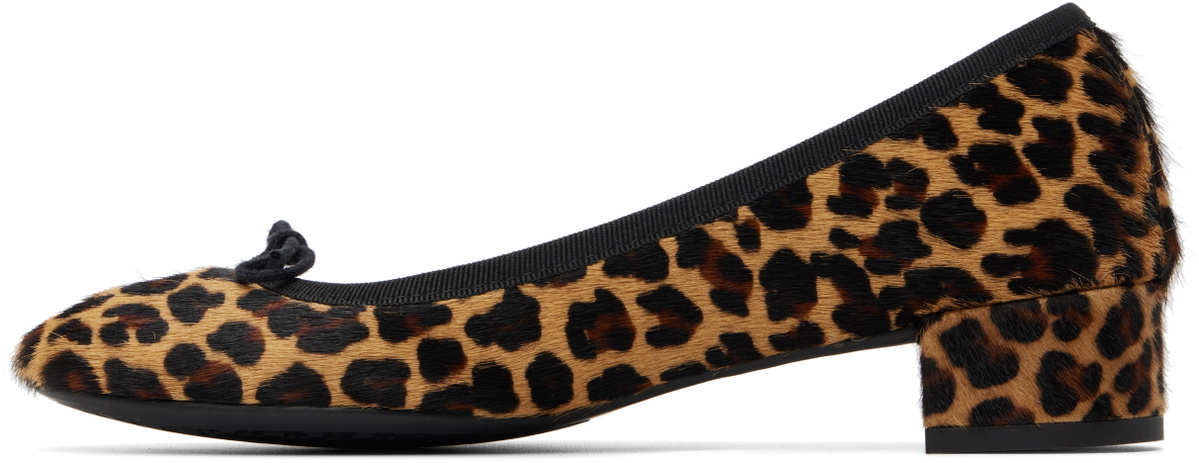Repetto Brown Camille Rubber-Sole Heels