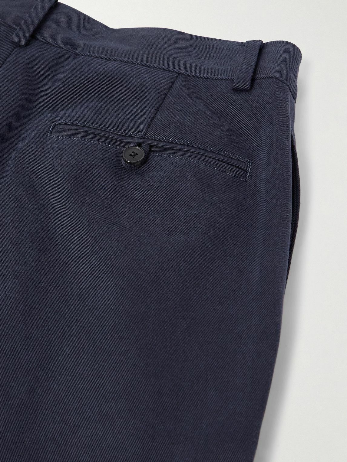 A.PRESSE - Type.3 Tapered Cotton-Twill Chinos - Blue
