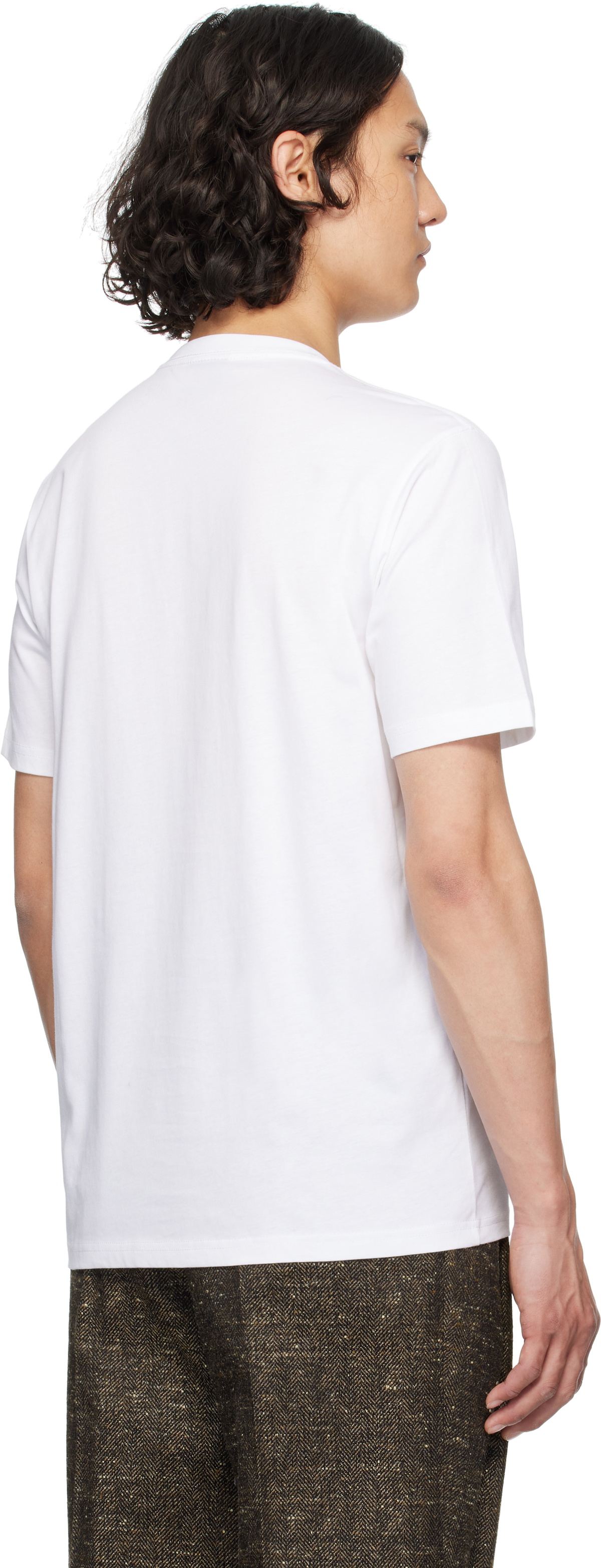 PS by Paul Smith White 'PS' Row Multi T-shirt