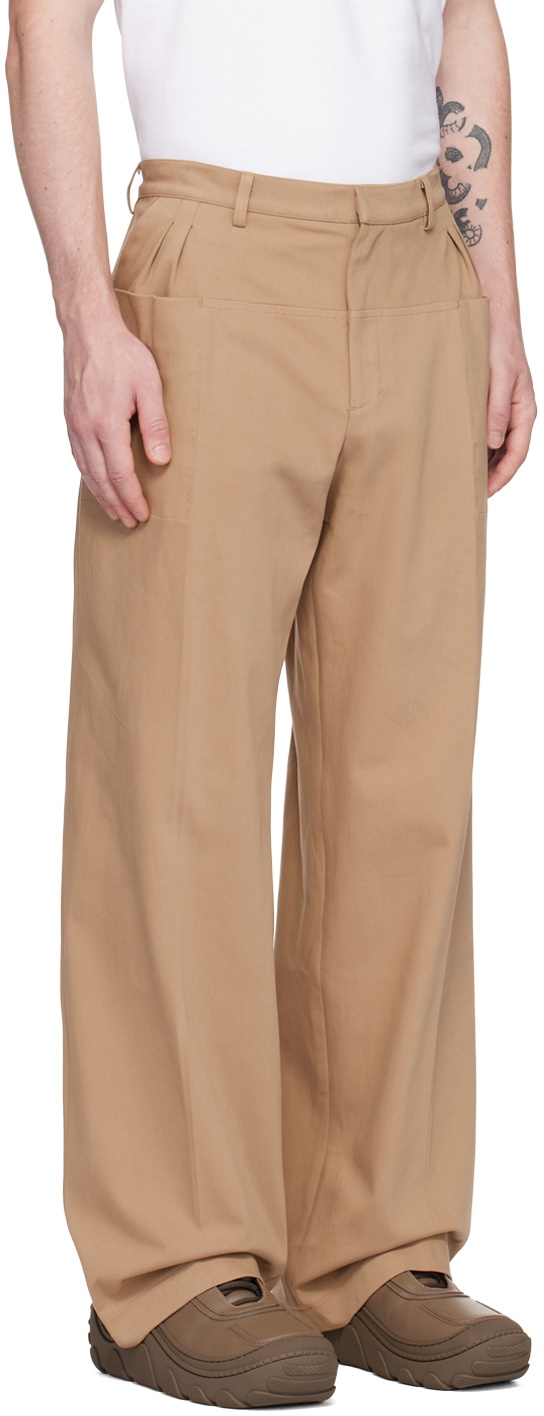 Kiko Kostadinov Beige Orma Reversible Trousers Kiko Kostadinov