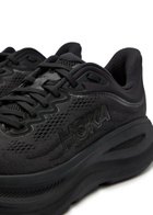 Hoka Bondi 9 Jacquard Mesh-knit Sneakers Black