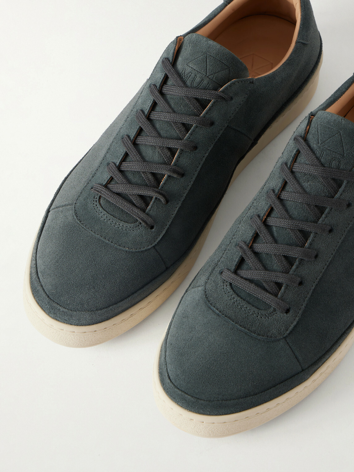 Mulo - Suede Sneakers - Blue