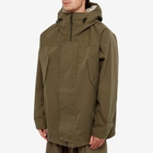 Uniform Bridge Men's Hooded Smock Jacket in Olive Green