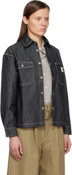 Carhartt Work In Progress Gray Louis Denim Jacket
