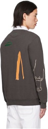 Paul Smith Gray Embroidered Sweatshirt
