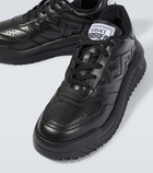 Versace Greca Odissea leather sneakers