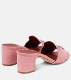 Loro Piana Summer Charms suede mules