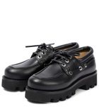 Proenza Schouler - Moc leather platform Derby shoes