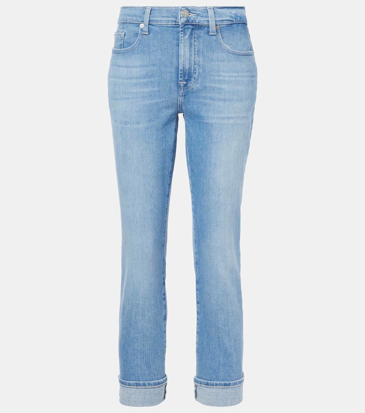 7 For All Mankind Mid-rise skinny jeans