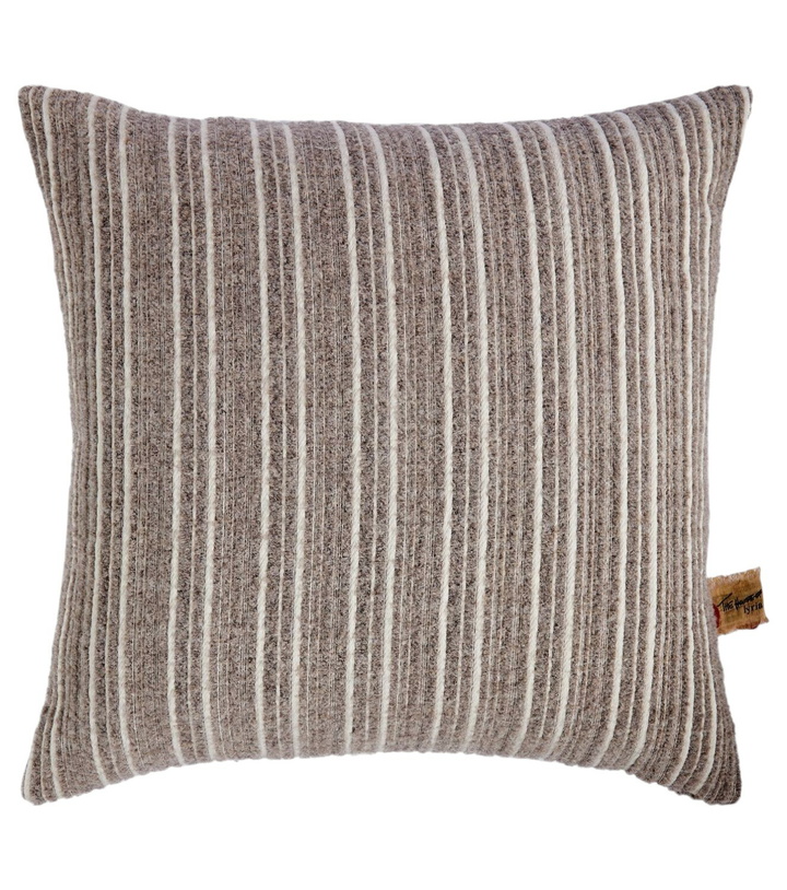 Photo: The House of Lyria Gurghi striped wool and cotton cushion