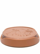 Ralph Lauren Home Brown Garrett Leather Coaster Set