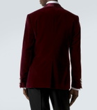 Dolce&Gabbana Cotton-blend velvet tuxedo jacket