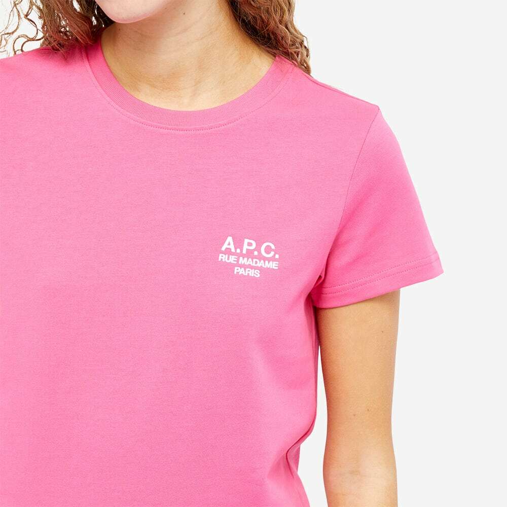 A.P.C. Women's New Denise T-Shirt in Pink A.P.C.