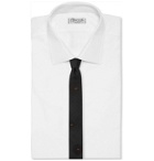 Fendi - 6cm Logo-Jacquard Silk Tie - Black