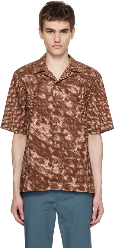 Photo: Paul Smith Brown Mini Tile Shirt