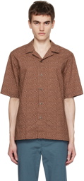 Paul Smith Brown Mini Tile Shirt