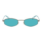 Mykita Blue Bernhard Willhelm Edition Silver Sunglasses