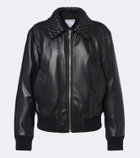 Bottega Veneta Intrecciato leather blouson jacket