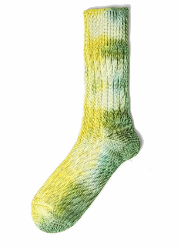 Photo: Stain Shade x Decka Socks - Tie Dye Socks in Green