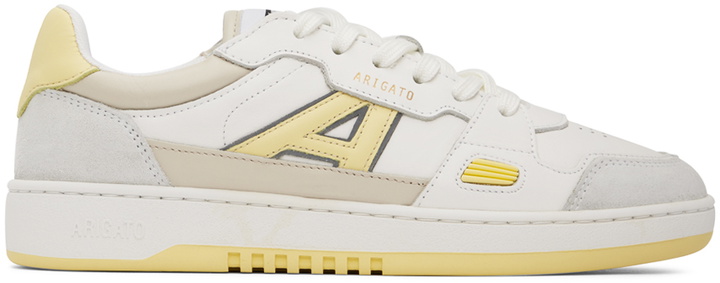 Photo: Axel Arigato White & Yellow A Dice Lo Sneakers