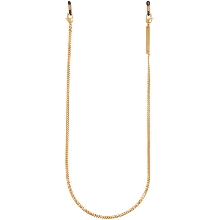 Photo: Dsquared2 Gold Eyeglass Chain