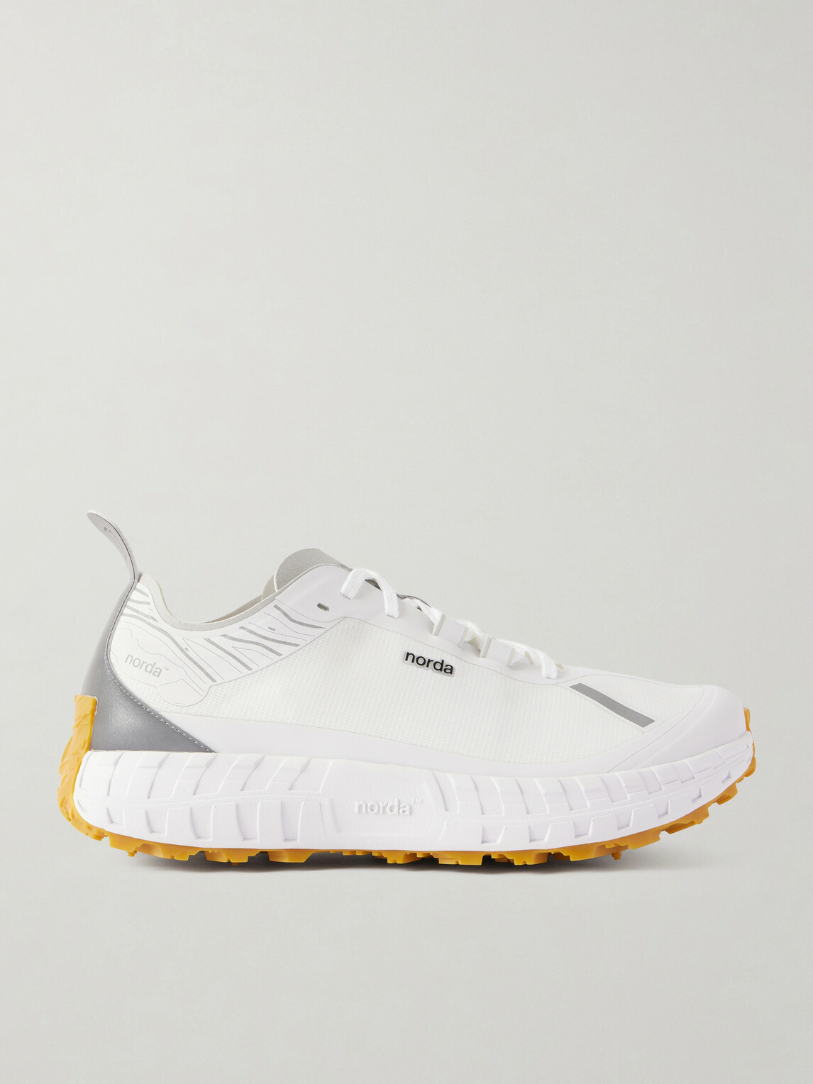 norda - 001A Rubber-Trimmed Dyneema® Running Sneakers - White