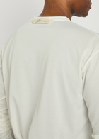 Jacquemus Le Tshirt Rond Carre Logo-embroidered Woven T-shirt White