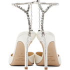 Jimmy Choo Off-White Saeda 100 Heels