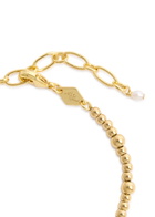 Anni LU Goldie 18kt Gold-plated Beaded Bracelet - One Size