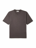 Altea - Cecil Lyocell and Cotton-Blend Jersey T-Shirt - Brown
