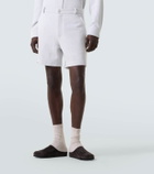 God's True Cashmere Explorer cashmere and cotton denim shorts